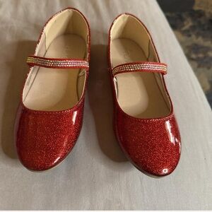 Sparkly Red Kids Shoes